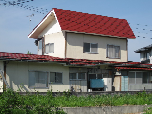 屋根後